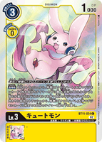 DCG-BT11-034 C-P LV3 キュートモン