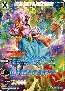DBSCG-BT13-034 SPR Majin Buu, Assault of the Agents of Destruction