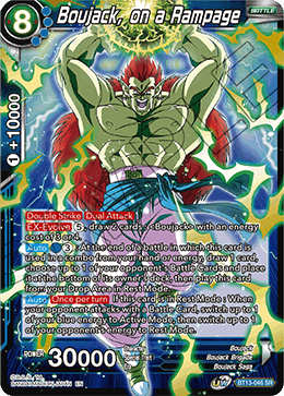 DBSCG-BT13-046 SR Boujack, on a Rampage