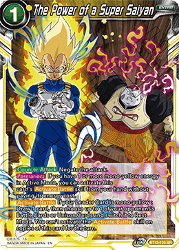 DBSCG-BT13-120 SR The Power of a Super Saiyan