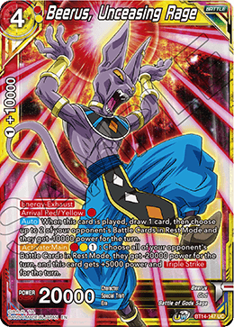 DBSCG-BT14-147 UC Beerus, Unceasing Rage