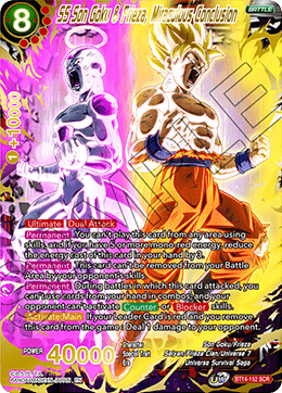DBSCG-BT14-152 SCR SS Son Goku & Frieza, Miraculous Conclusion