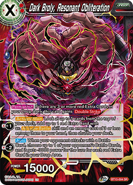 DBSCG-BT15-004 SR Dark Broly, Resonant Obliteration