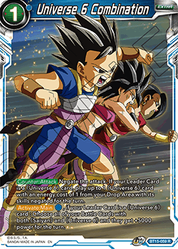 DBSCG-BT15-059 R Universe 6 Combination