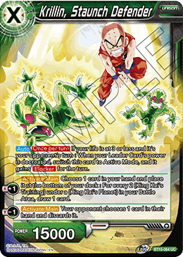 DBSCG-BT15-064 UC Krillin, Staunch Defender