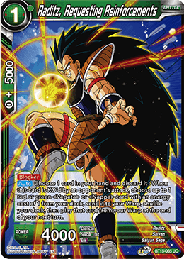 DBSCG-BT15-065 UC Raditz, Requesting Reinforcements