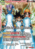DBSCG-BT17-001 UC Son Goku // Son Goku, Pan, & Trunks, Space Adventurers