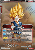 DBSCG-BT17-001 UC Son Goku // Son Goku, Pan, & Trunks, Space Adventurers