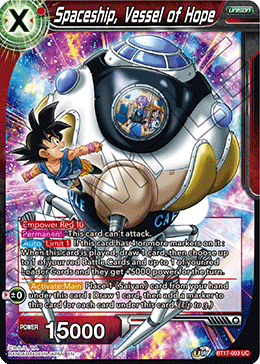 DBSCG-BT17-003 UC Spaceship, Vessel of Hope