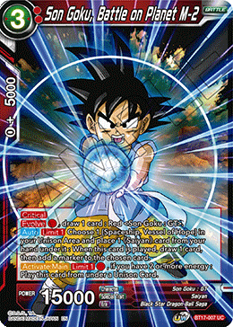 DBSCG-BT17-007 UC Son Goku, Battle on Planet M-2