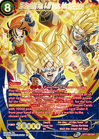 DBSCG-BT17-009 SPR SS Son Goku, Pan, & SS Trunks, Galactic Explorers