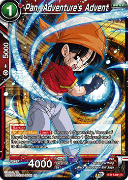 DBSCG-BT17-011 R Pan, Adventure's Advent