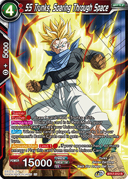 DBSCG-BT17-012 R SS Trunks, Soaring Through Space