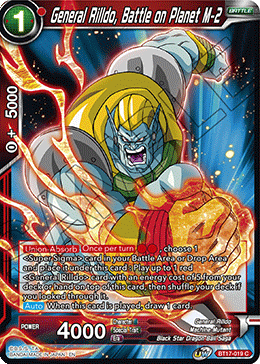 DBSCG-BT17-019 C General Rilldo, Battle on Planet M-2