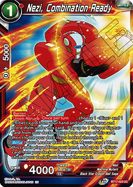 DBSCG-BT17-023 UC Nezi, Combination Ready