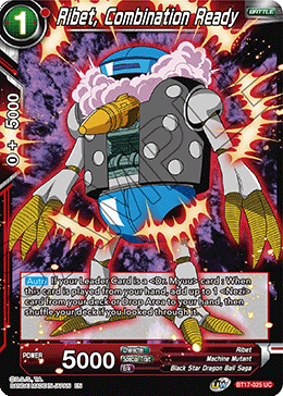 DBSCG-BT17-025 UC Ribet, Combination Ready