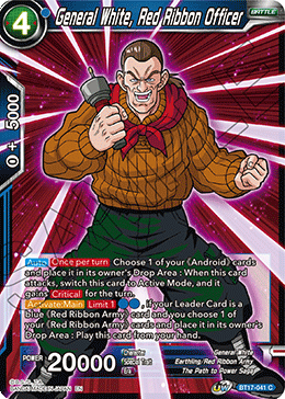 DBSCG-BT17-041 C General White, Red Ribbon Officer