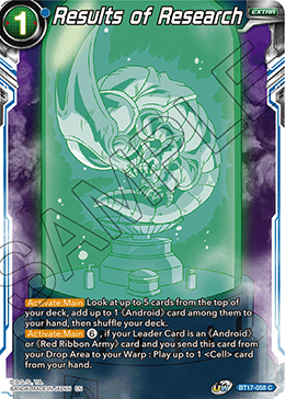 DBSCG-BT17-058 C Results of Research