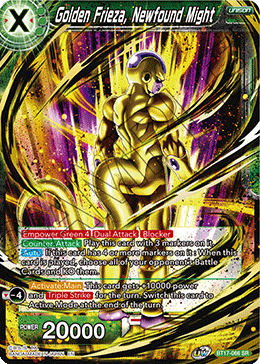 DBSCG-BT17-066 SR Golden Frieza, Newfound Might