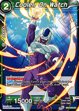 DBSCG-BT17-070 UC Cooler, On Watch