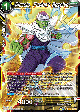 DBSCG-BT17-099 R Piccolo, Fusion's Resolve