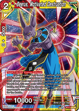 DBSCG-BT17-134 UC Beerus, Motivated Destruction
