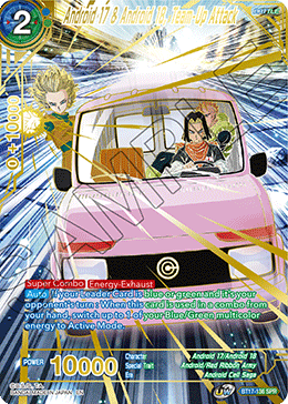 DBSCG-BT17-136 SPR Android 17 & Android 18, Team-Up Attack