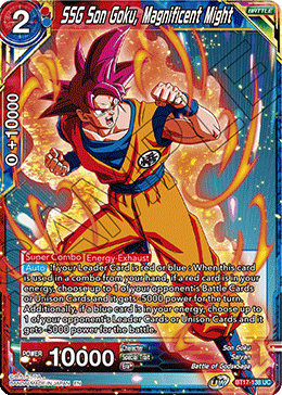 DBSCG-BT17-138 UC SSG Son Goku, Magnificent Might