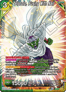 DBSCG-BT17-139 R Piccolo, Fusing With Nail