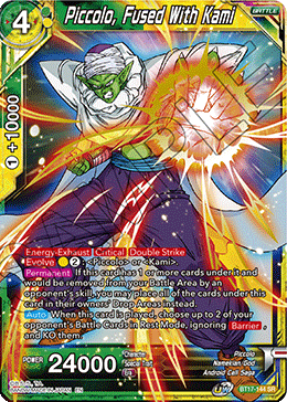 DBSCG-BT17-144 SR Piccolo, Fused With Kami