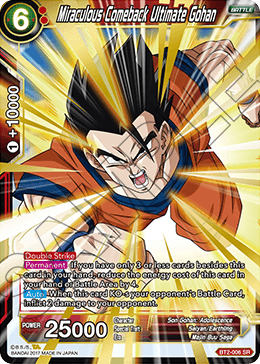 DBSCG-BT2-006 SR Miraculous Comeback Ultimate Gohan