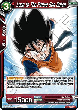 DBSCG-BT2-008 C Leap to The Future Son Goten