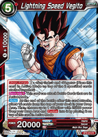 DBSCG-BT2-013 R Lightning Speed Vegito