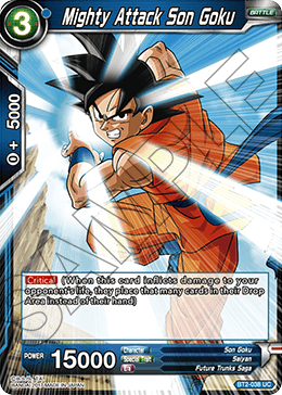 DBSCG-BT2-038 UC Mighty Attack Son Goku