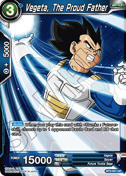 DBSCG-BT2-041 UC Vegeta, The Proud Father