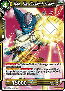 DBSCG-BT2-118 C Tobi, The Obedient Soldier