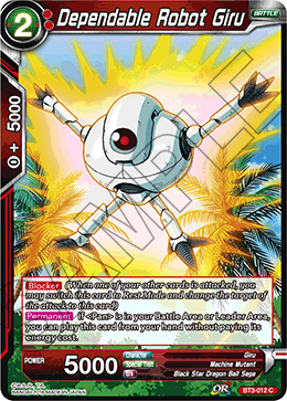 DBSCG-BT3-012 C Dependable Robot Giru