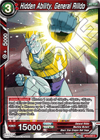 DBSCG-BT3-020 C Hidden Ability, General Rilldo