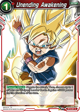 DBSCG-BT3-027 C Unending Awakening