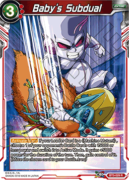 DBSCG-BT3-029 R Baby's Subdual