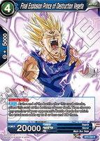 DBSCG-BT3-036 R Final Explosion Prince of Destruction Vegeta