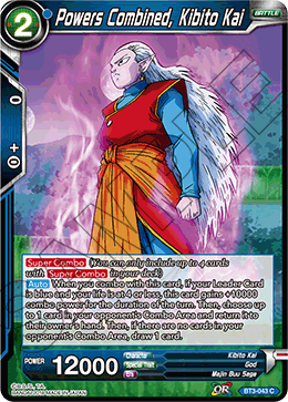 DBSCG-BT3-043 C Powers Combined, Kibito Kai