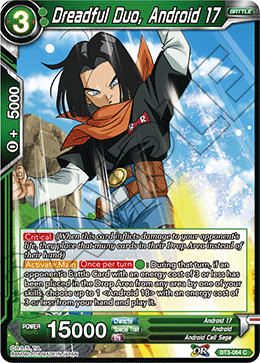 DBSCG-BT3-064 C Dreadful Duo, Android 17