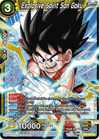 DBSCG-BT3-088 SR Explosive Spirit Son Goku