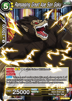 DBSCG-BT3-089 R Rampaging Great Ape Son Goku
