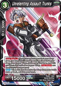 DBSCG-BT3-112 UC Unrelenting Assault Trunks