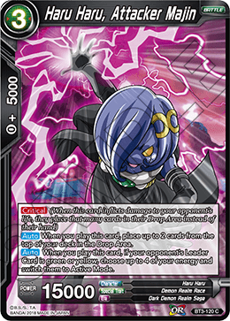 DBSCG-BT3-120 C Haru Haru, Attacker Majin