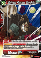 DBSCG-BT5-003 R Oblivious Rampage Son Goku