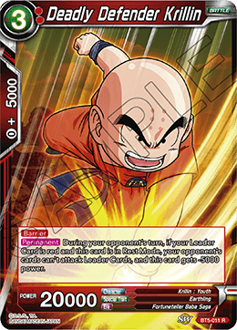 DBSCG-BT5-011 R Deadly Defender Krillin