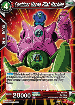 DBSCG-BT5-015 R Combiner Mecha Pilaf Machine